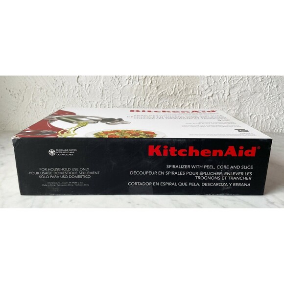 KitchenAid Spiralizer with Peel Core and Slice Stand Mixer Attachment KSM1APC - Picture 8 of 9